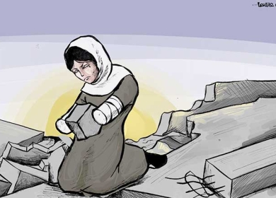 ... تبحث عن عائلتها أو من تبقى منها !