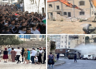 محافظة القدس: شهيدان و41 حالة اعتقال و42 عملية هدم وتجريف الشهر الماضي