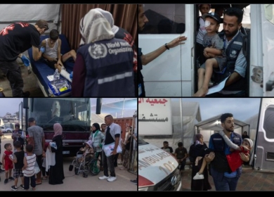 "الصحة العالمية": أكثر من 14,800 مريض في غزة بحاجة إلى رعاية طبية عاجلة