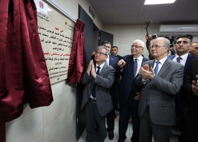 رئيس الوزراء يفتتح وحدة القلب وقسم الرنين المغناطيسي في مستشفى رفيديا الحكومي