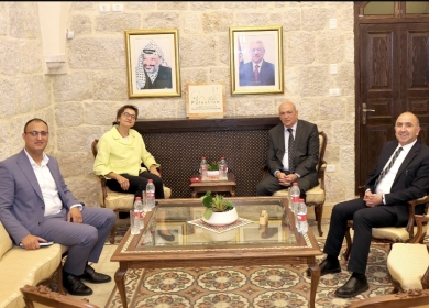 الحايك ورئيسة الممثلية الألمانية يبحثان سبل تعزيز التعاون في المجال السياحي