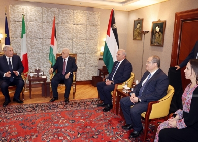 الرئيس يلتقي وزير خارجية إيطاليا