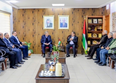 خوري يبحث مع محافظ بيت لحم ورئيس بلديتها التحضيرات الجارية لأعياد الميلاد المجيدة