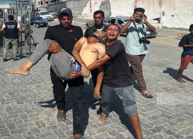 6  شهداء ومصابون في قصف الاحتلال مخيم البريج وخان يونس