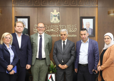 برهم يبحث مع ممثل اليونيسف مستجدات التعليم في ظل الظروف الراهنة