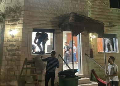 الاحتلال يهدم منزلا ومشغلا تجاريا في بلدة جبع شمال القدس