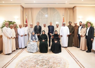 الرويضي يطلع جمعية الصحفيين العُمانيين على الأوضاع في فلسطين