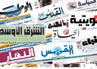 أبرز عناوين الصحف العربية في الشأن الفلسطيني