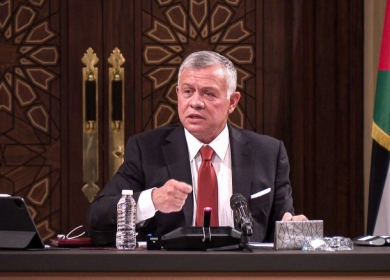 العاهل الأردني يؤكد ضرورة التهدئة وخفض التصعيد ووقف أية إجراءات أحادية بالأراضي الفلسطينية