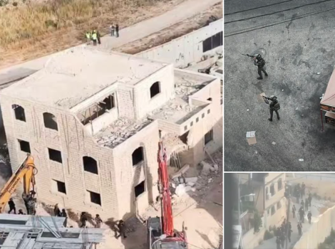 الاحتلال يهدم منزلا وبناية سكنية في كفر عقب شمال القدس