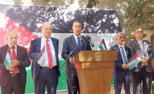 سفارتنا لدى مصر تحيي ذكرى يوم العلم الفلسطيني