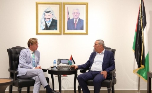 الشيخ يطلع ممثل الاتحاد الأوروبي على مجمل التطورات الفلسطينية