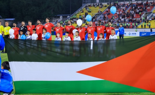 التعادل بدون أهداف يحسم المواجهة الأولى بين فلسطين وقرغيزستان