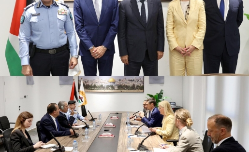 الشيخ يبحث مع وفد أوروبي رفيع المستجدات السياسية والأمنية ودعم المؤسسات الفلسطينية