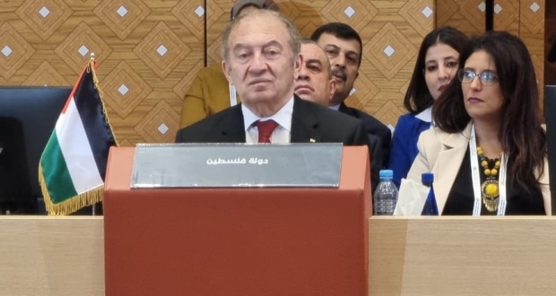 وزير الاقتصاد الوطني خالد العسيلي خلال مشاركة اجتماع مجلس جامعة الدول العربية على مستوى وزراء الاقتصاد والمال في الجزائر