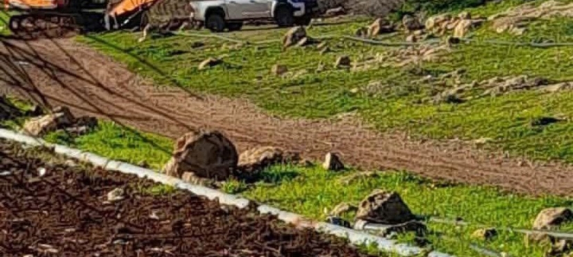 الاحتلال يدمر خطوطا ناقلة للمياه شرق طمون