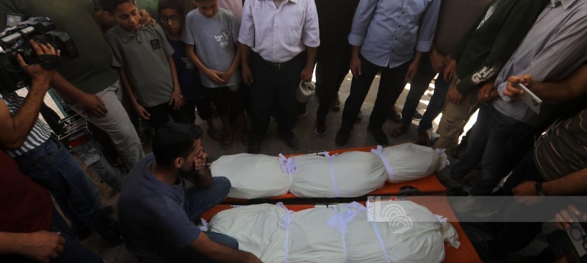 3 شهداء ومصابون إثر قصف الاحتلال مركبة وسط قطاع غزة
